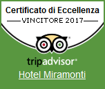 Certificato Tripadvisor Eccellenza 2017 Hotel Miramonti Schio